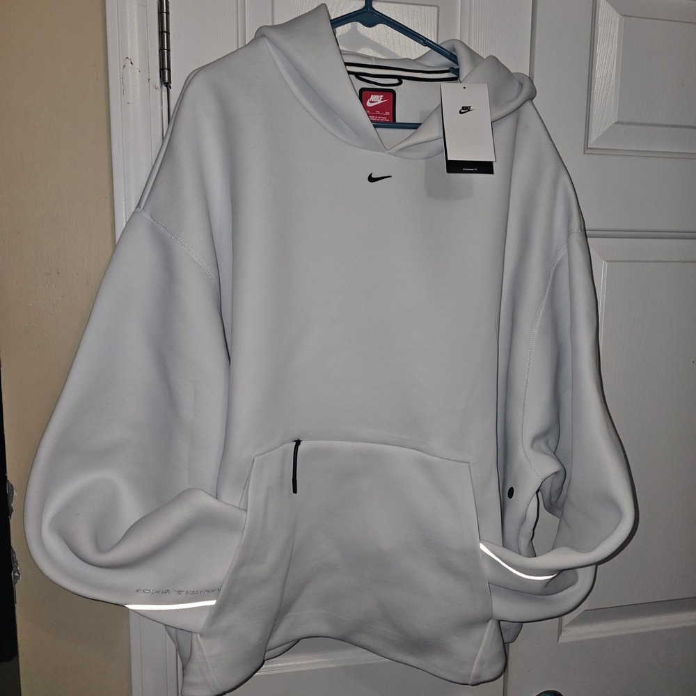 Nike Tech Fleece Hoodie Mens XXL Off White color IO9941-101